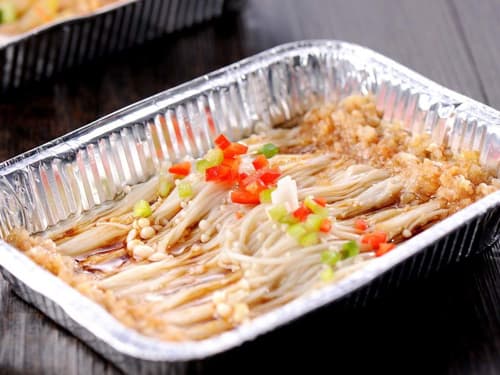 梁溪锡纸烤金针菇